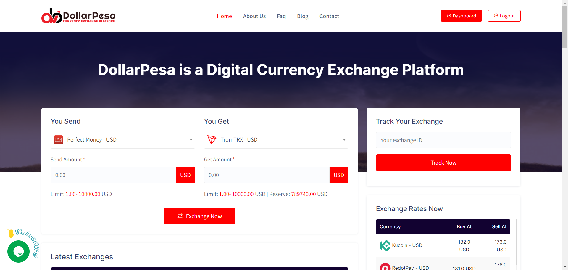 Dollarpesa Perfect Money to Tron TRX Exchange Made Easy secure